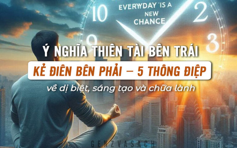 Ý nghĩa Thiên tài bên trái kẻ điên bên phải – 5 thông điệp lớn về dị biệt, sáng tạo và chữa lành
